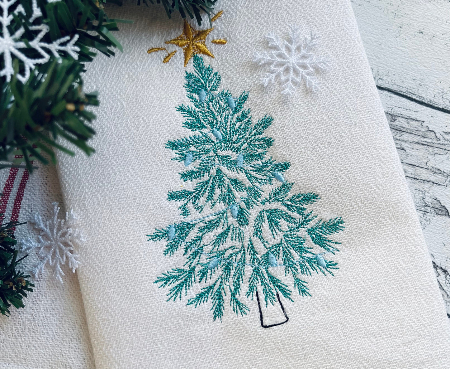 Vintage Old Fashioned Christmas Tree