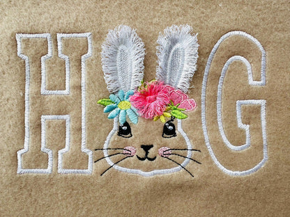 Cute Bunny Fringed Floral Crown