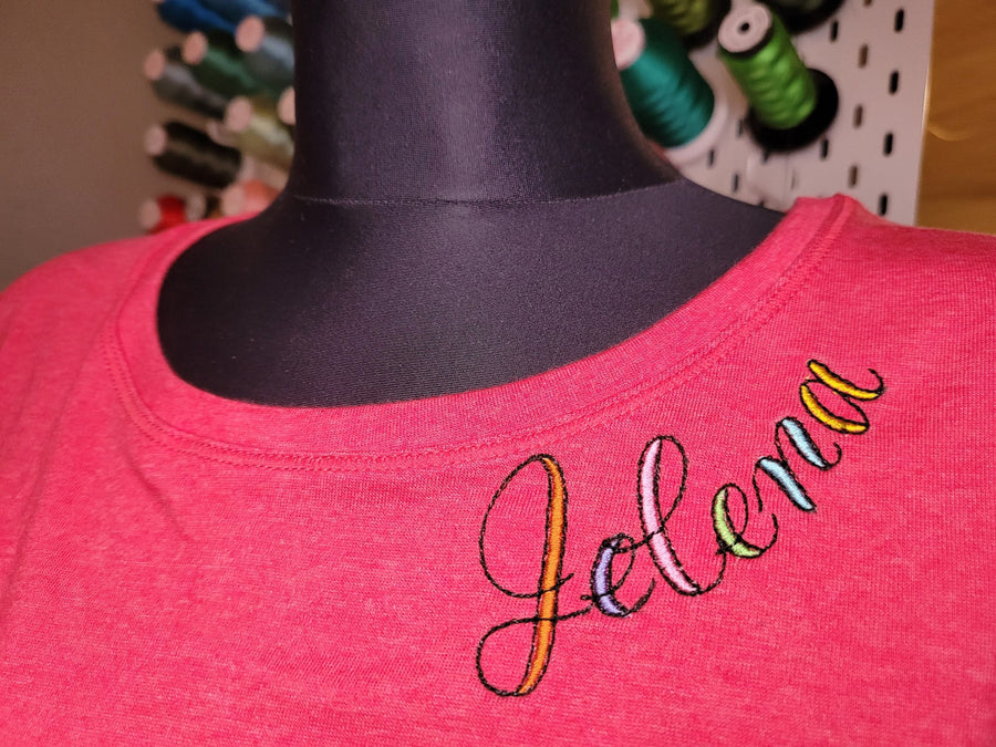 Colorful Handwritten Script Brush Font