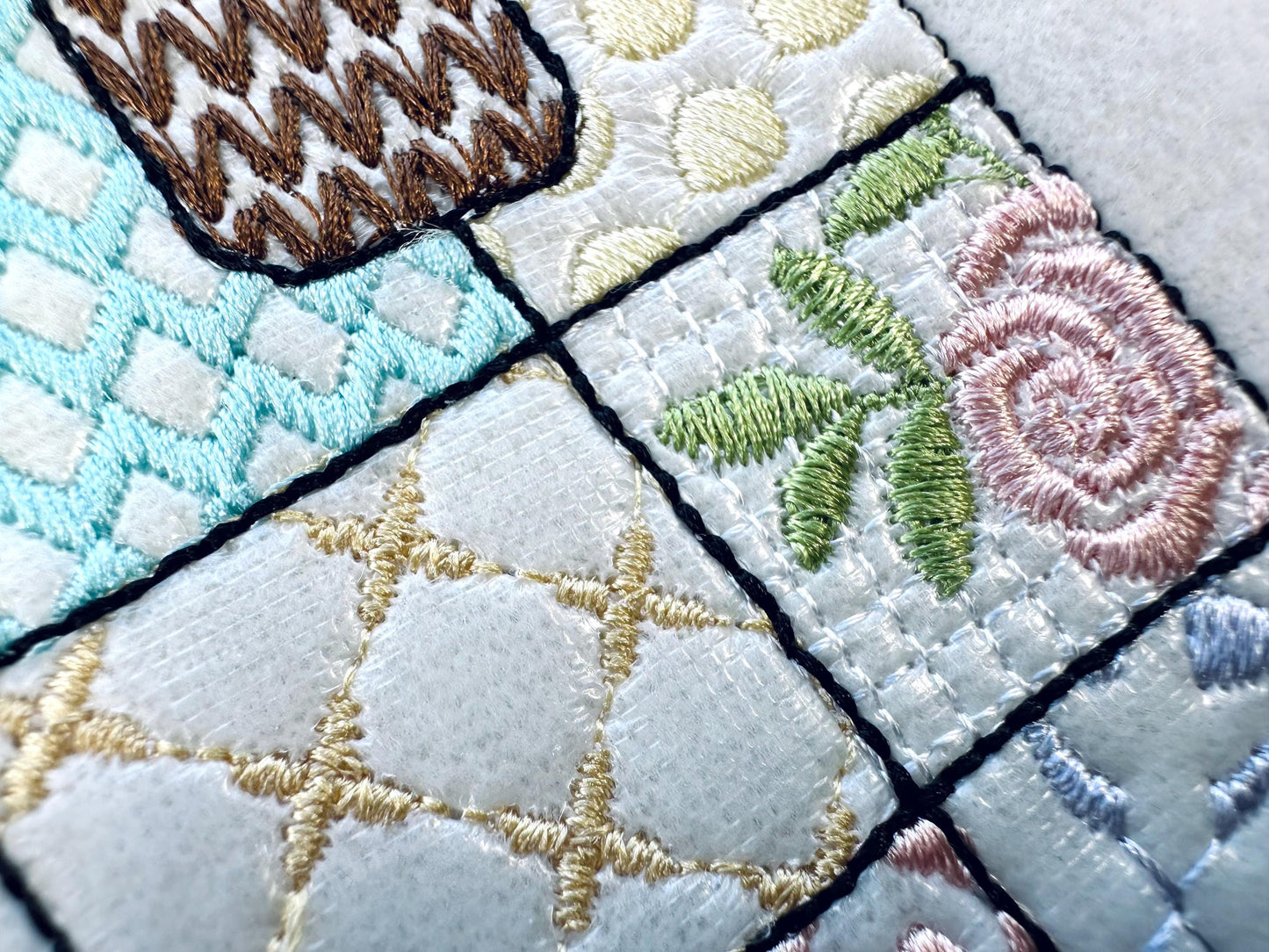 Patchwork Patterned Cowboy Boots