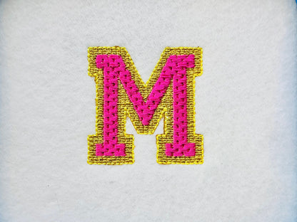 Waffle Glitter HTV Vinyl Sport Font