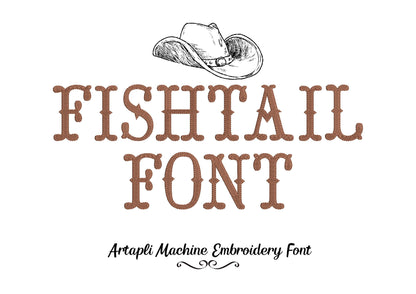 Fishtail Monogram Font
