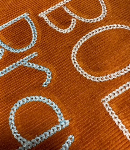 Bold Dense Chain Stitch Font