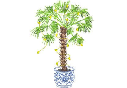 Chinoiserie Christmas Tree Palmetto