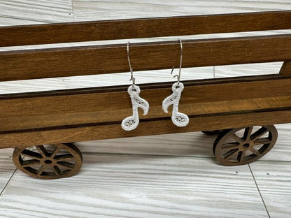 Music Notes Earrings Set of 5