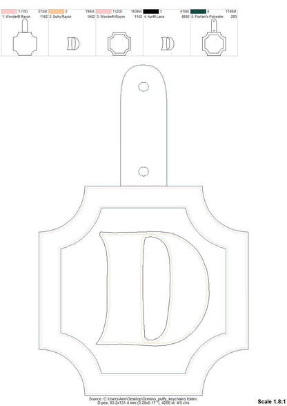 Special Puffy Puff Foam Classic Keychain