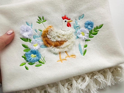 Fringed Floral Chicken