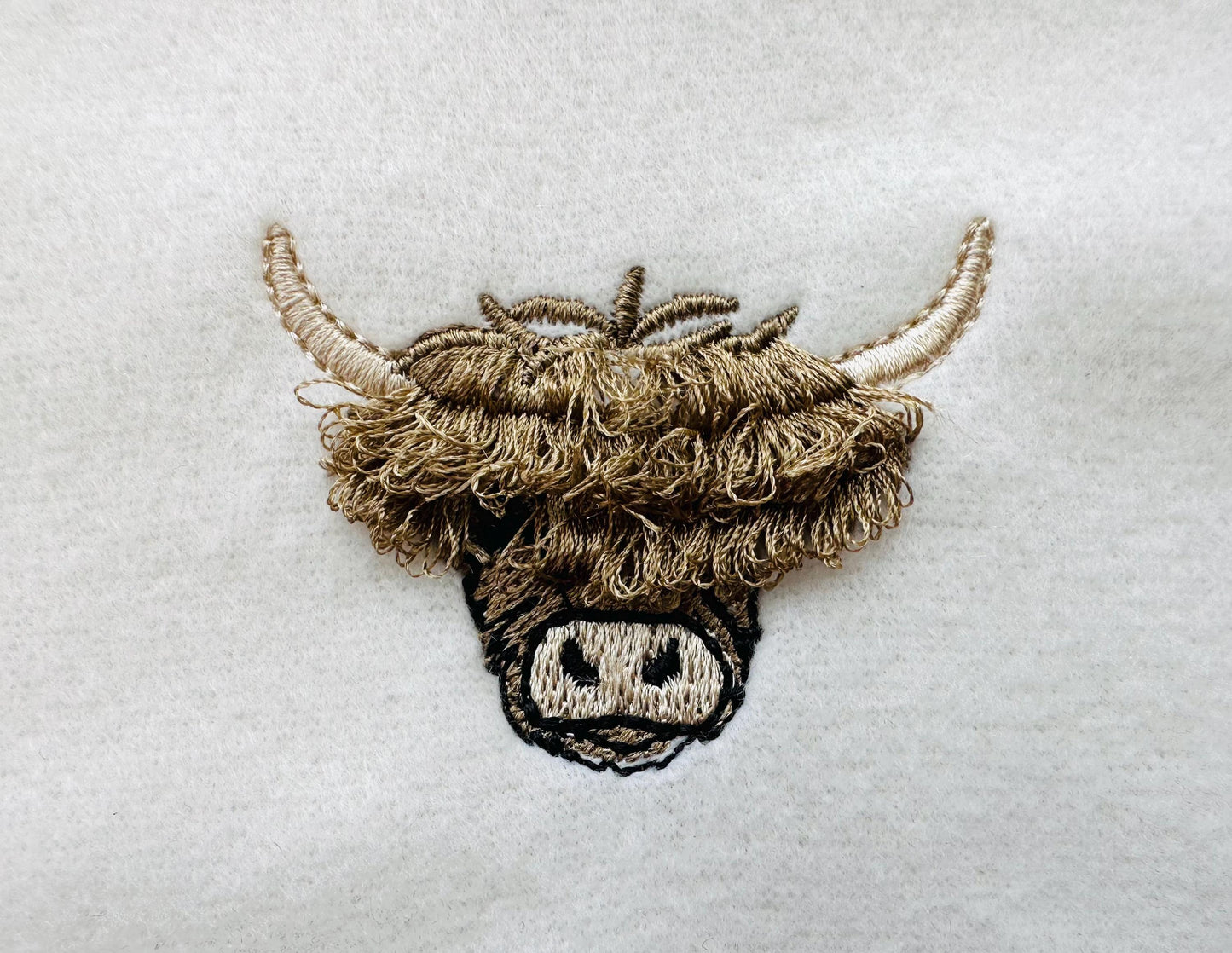 Mini Fringed Highland Cow