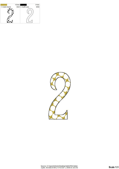 Classic Patterned Fishtail Font