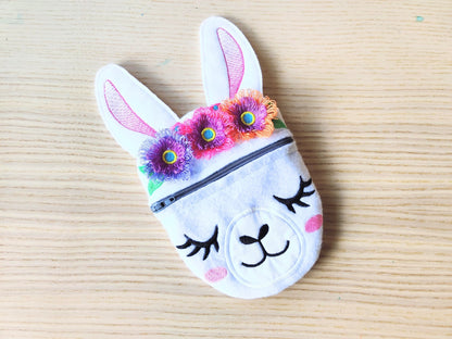 Llama Alpaca Zipper Pouch Coin Purse ITH