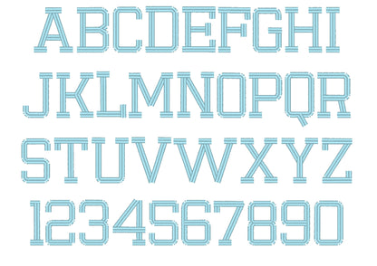 Fringed Varsity Collegiate Font
