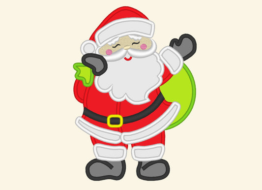 Christmas Santa Applique