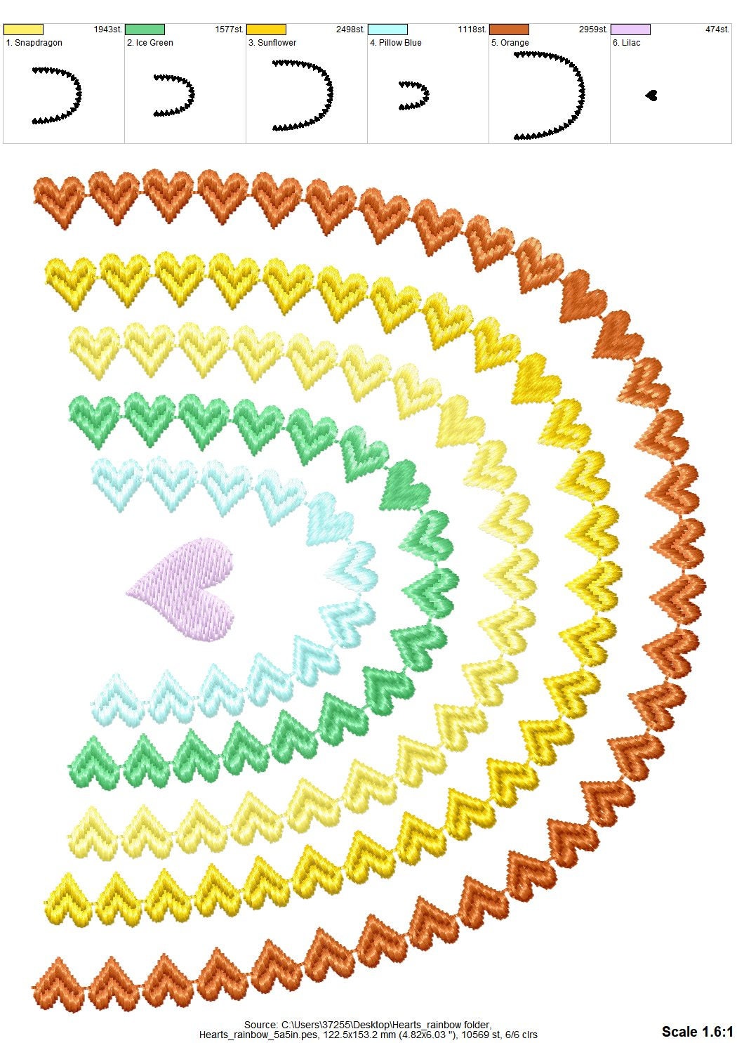 Heart Arc Rainbow