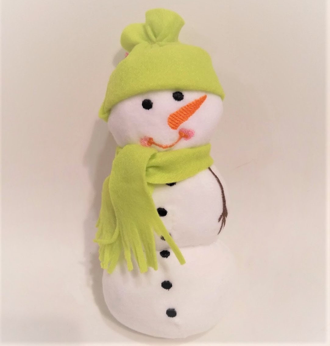 Snowman ITH embroidery snowman doll In The Hoop Machine Embroidery