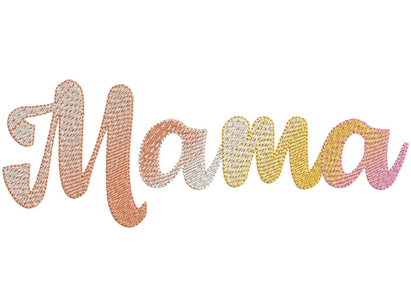 Iridescent 2-Color Ombre Fradient Handwritten Script Font