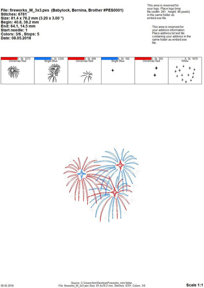 Festive Fireworks Mini