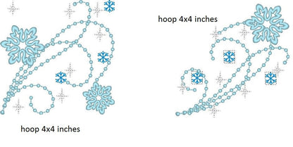 Frozen Swirl Sparkle Tail