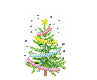 Fringed Tassel Garland Christmas Tree
