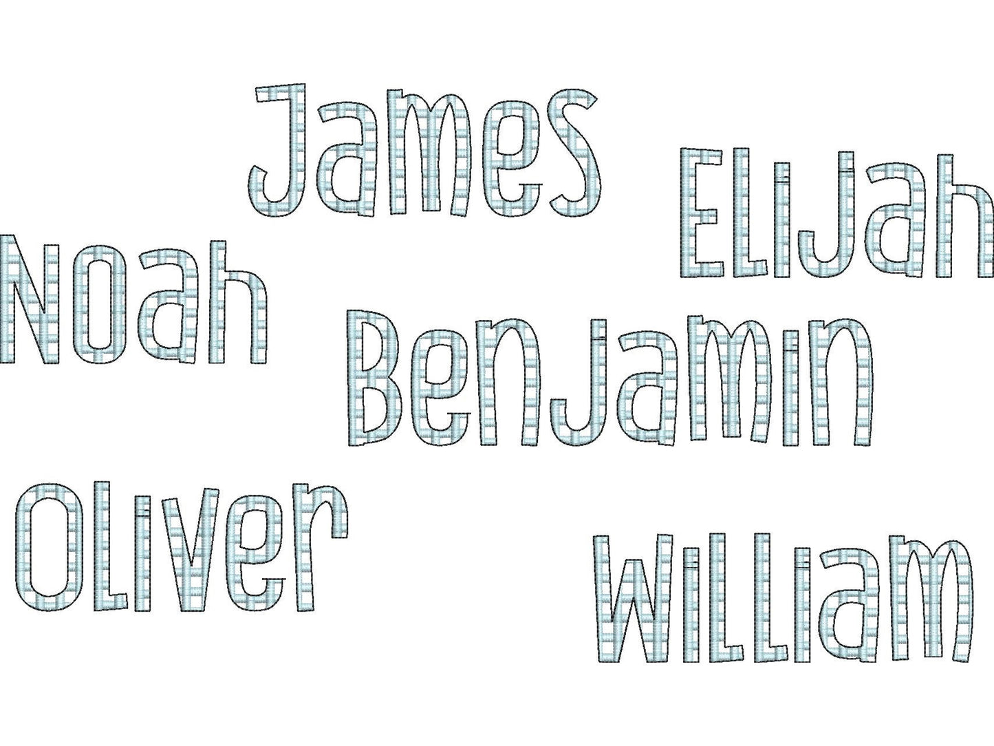 Playful Kids Checkered Plaid Font