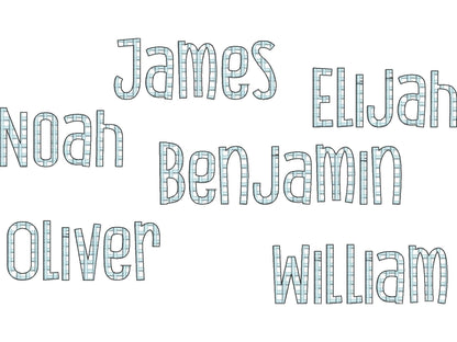 Playful Kids Checkered Plaid Font