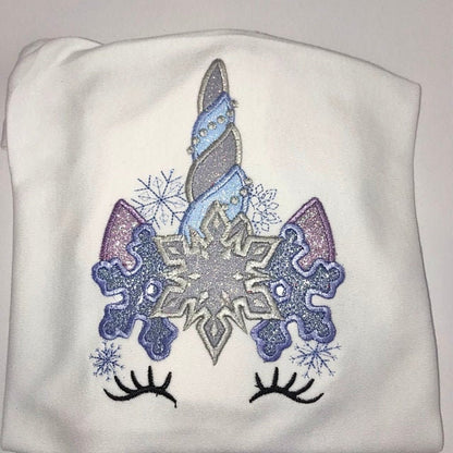 Frozen Unicorn Snowflake Crown