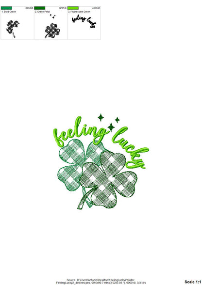 Feeling Lucky Saying Shamrock