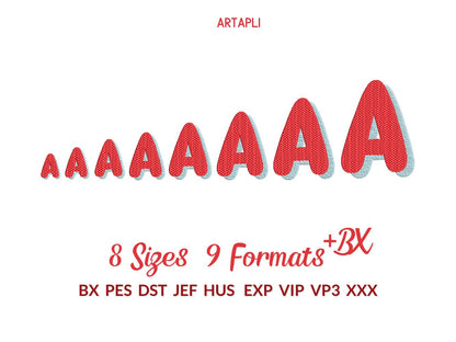 Waffle Stitch Shadow Font