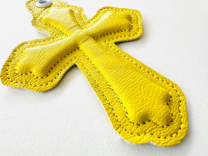 Special Puff Cross eyelet and key fob snap tab 3D Puffy Foam machine