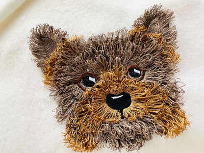 Fringed Little Puppy Yorkshire Terrier