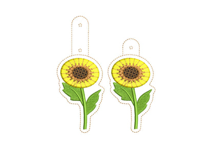 Sunflower Stem Eyelet And Key Fob