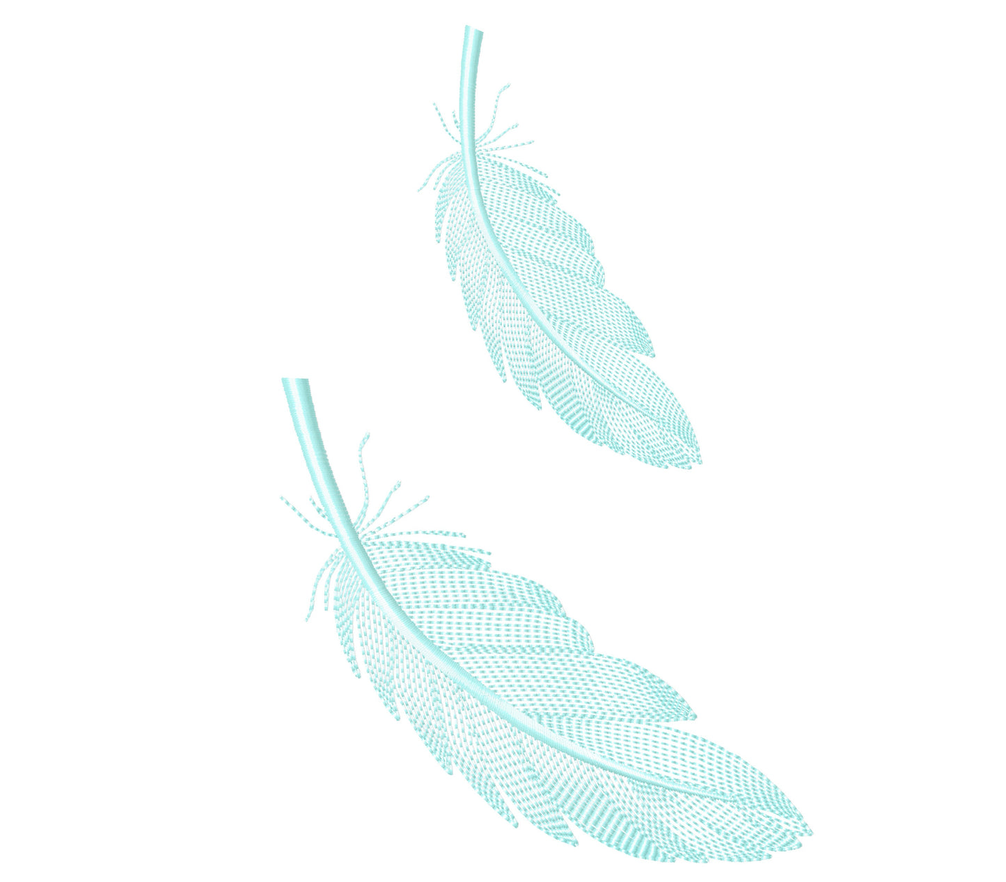 Light Stitch Delicate Feather