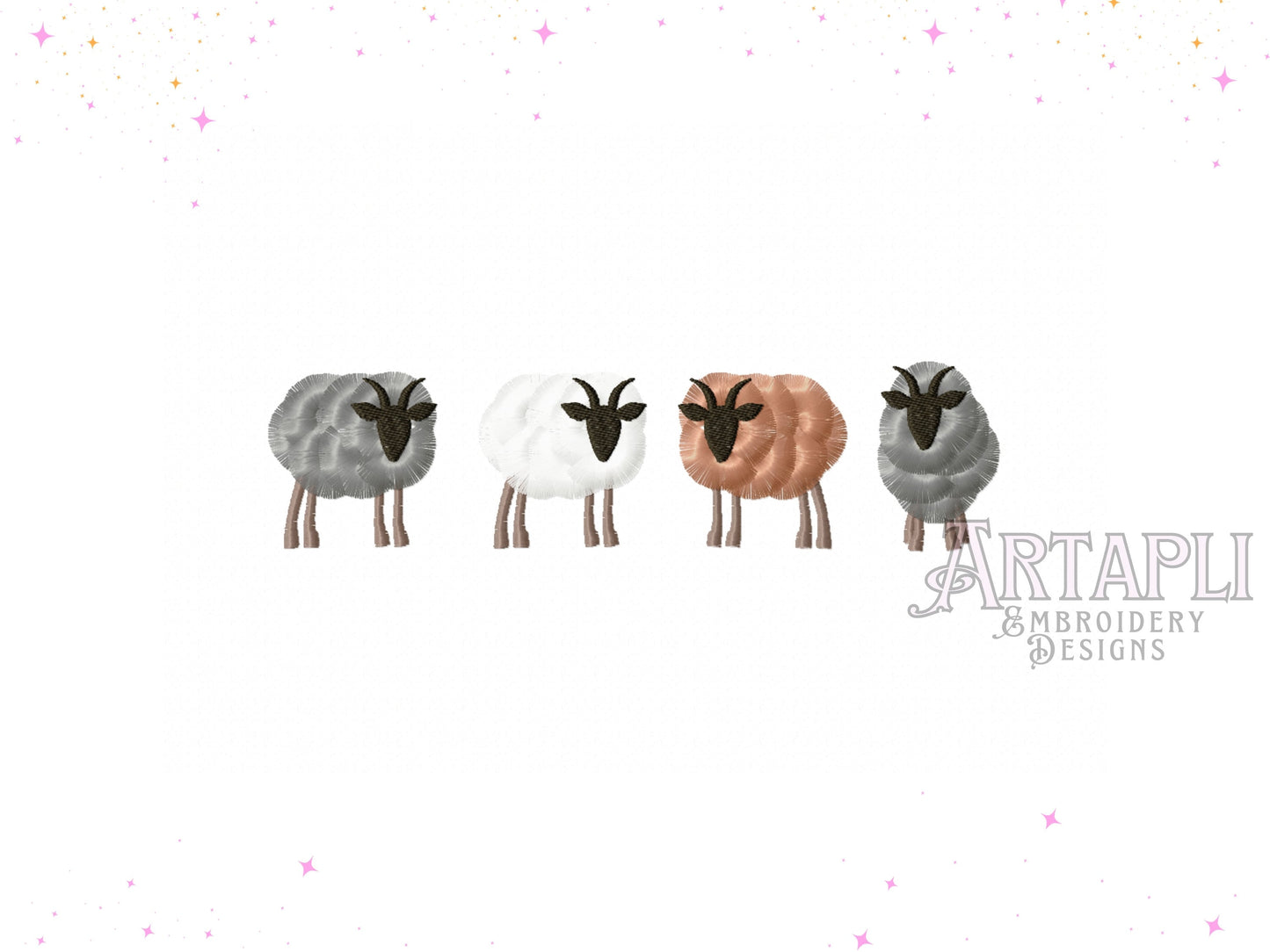 Mini Fringed Goat Set