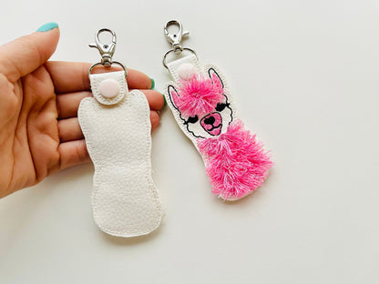 Fringed Llama Keychain