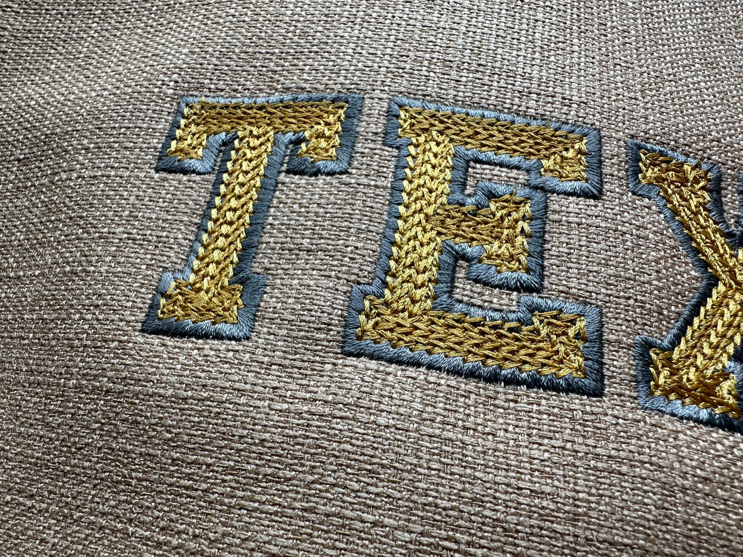 Chain Stitch and Outline Font Applique