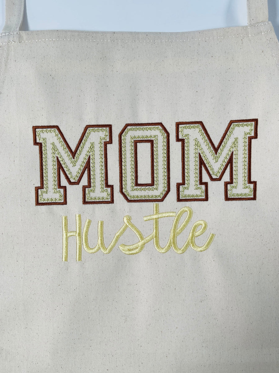 2-Outline Chain and Satin Stitch Varsity Sport Font