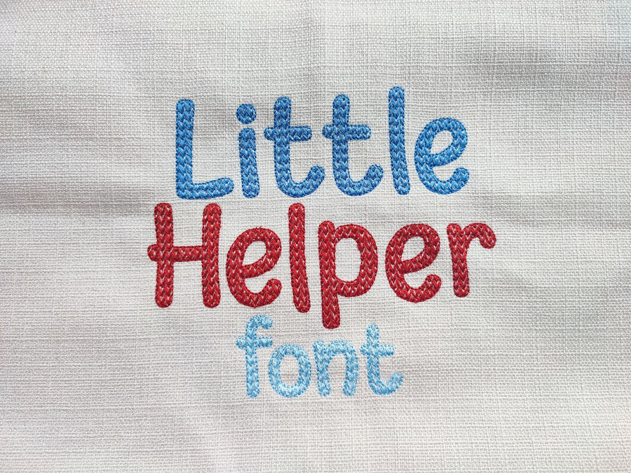 Knitted Effect Knit Texture Font