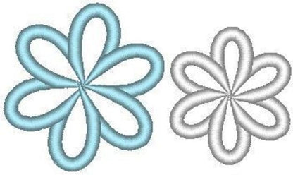 Small Daisy Flower Applique