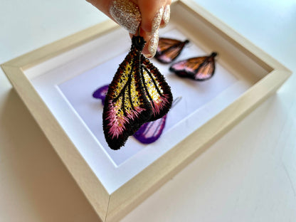 Butterfly Wings Lace Earrings