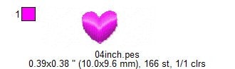 Mini Heart Monogram Accent
