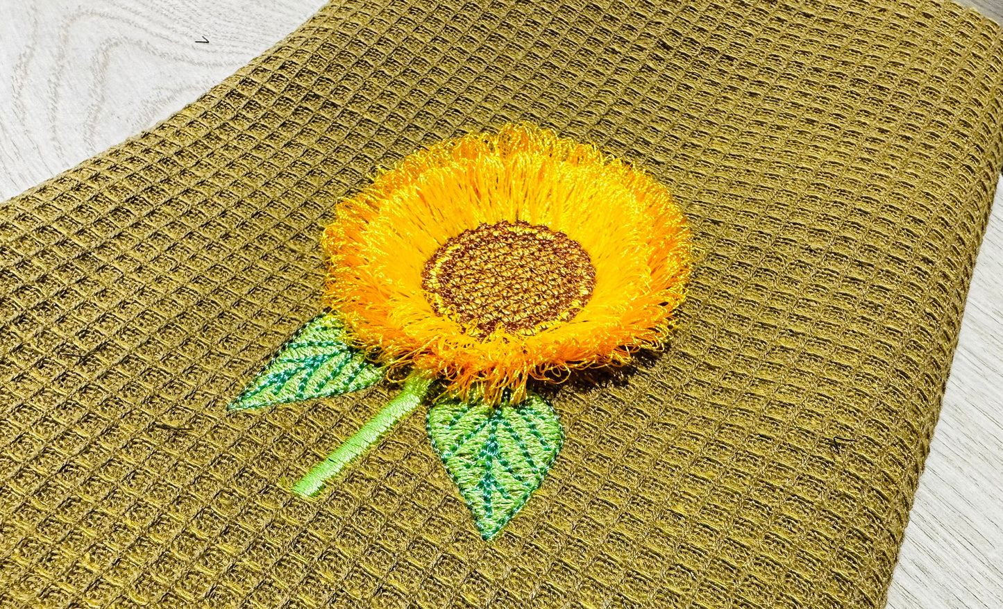 Big Fringed Sunflower Flower