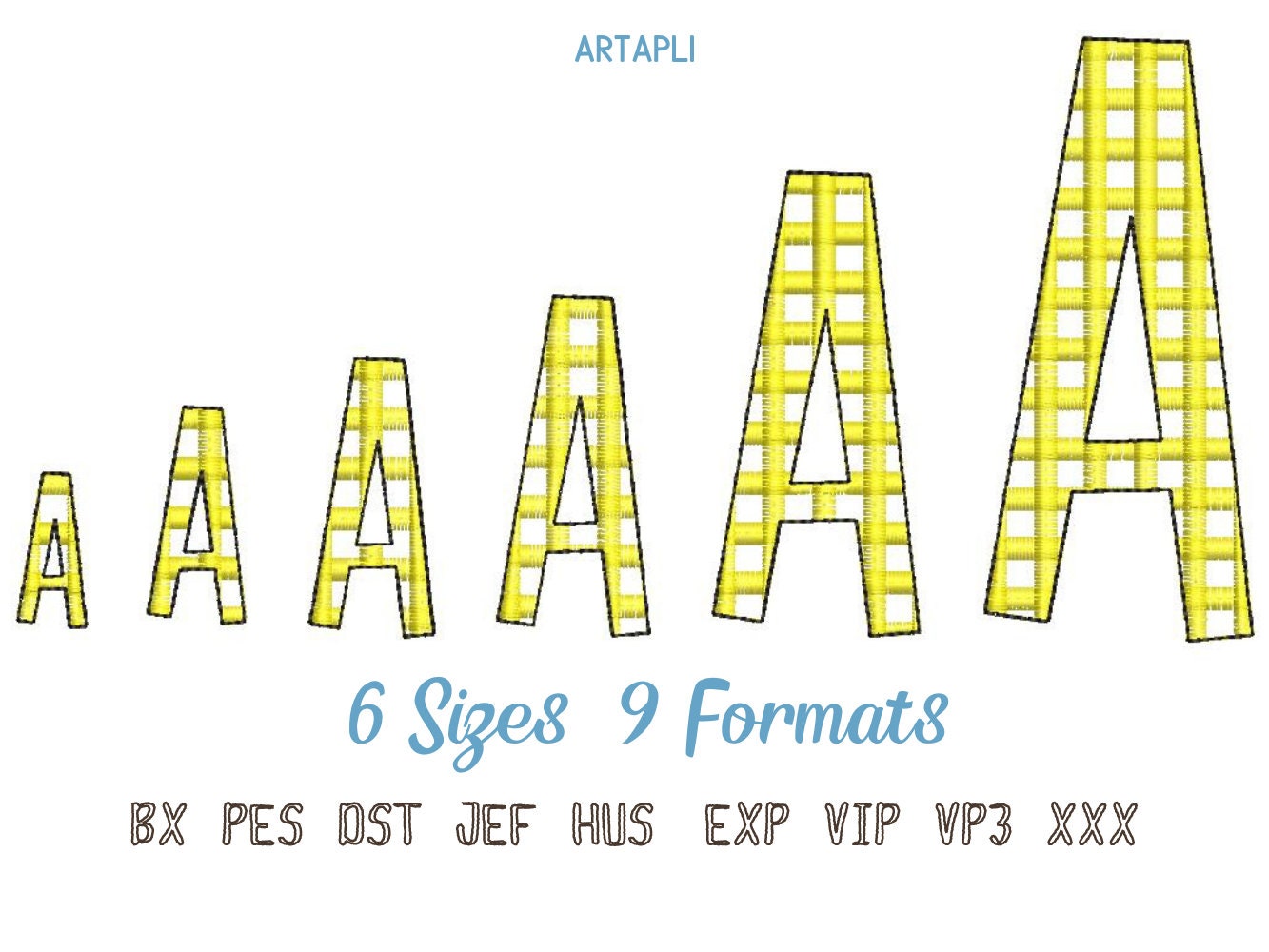 Playful Kids Checkered Plaid Font