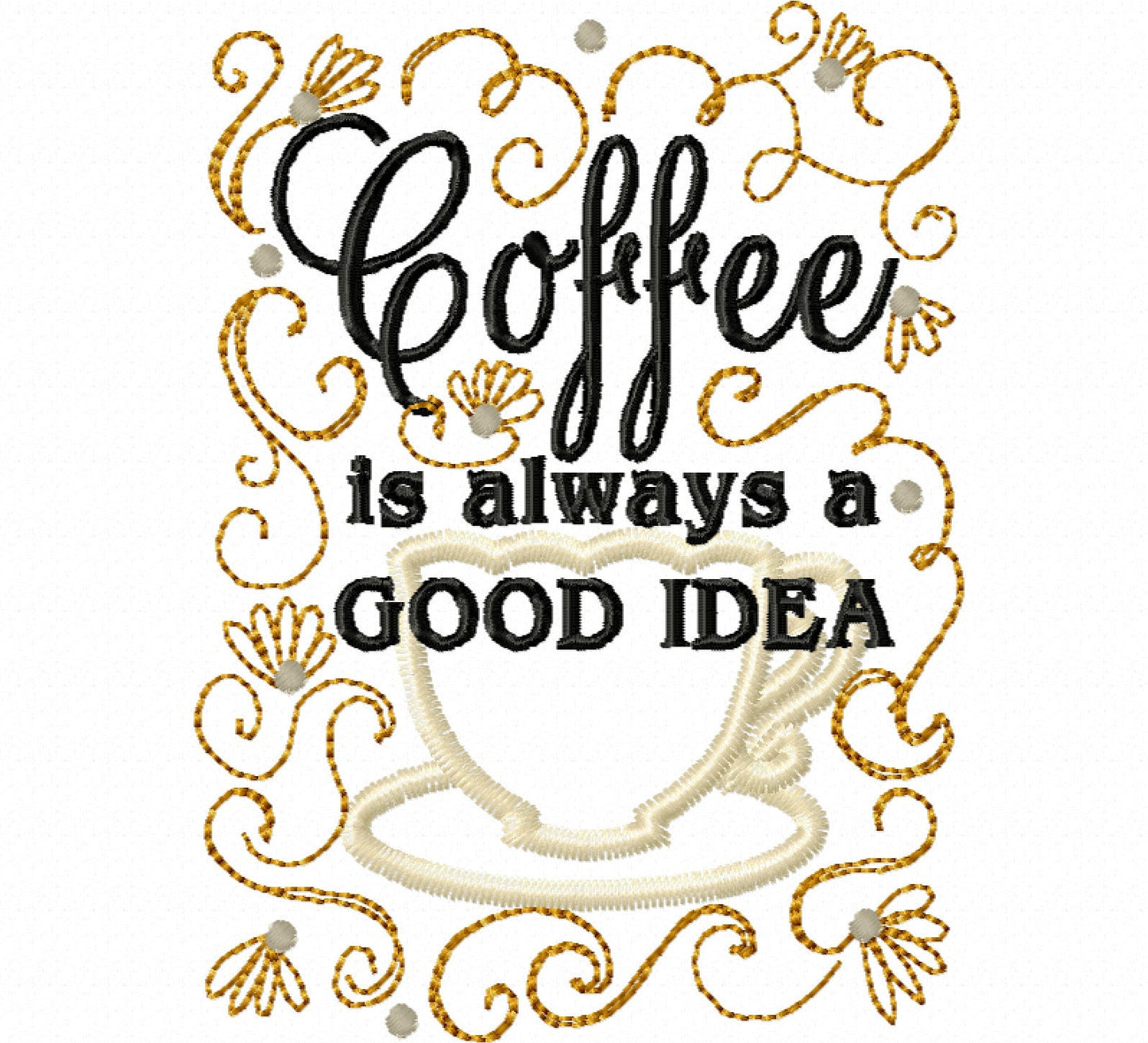 Kitchen Wine Coffee Tea Quote Set