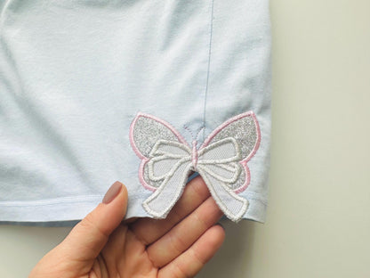 Small Butterfly Wings Side Seam Bow