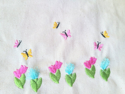Mini Fringed Spring Flowers and Butterflies