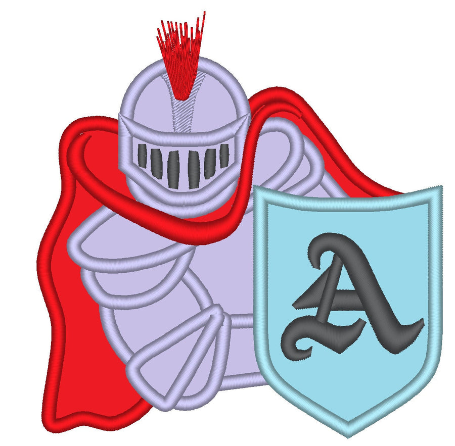 Knight with Shield Applique
