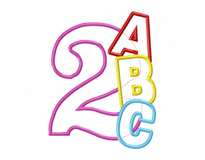 ABC School Birthday Number 2 Two