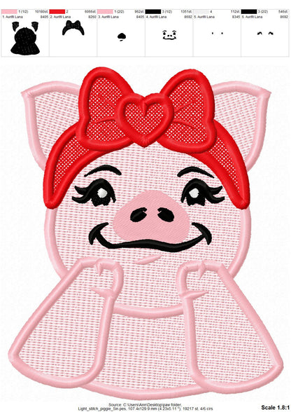 Adorable Piggy Piggie Pig Piglet