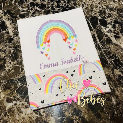 Mini Light Rainbow Falling Hearts