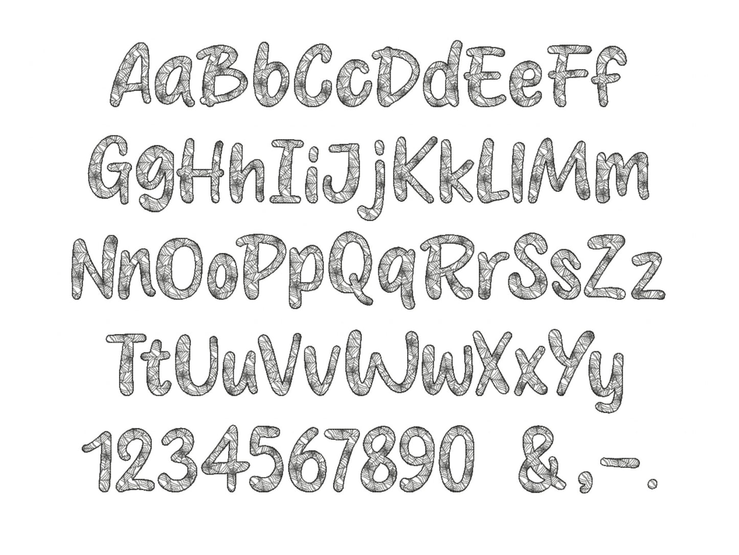 Spider Web Halloween Font
