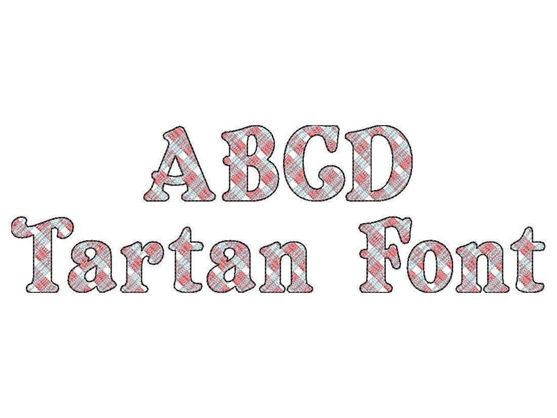 Old Fashioned Tartan Font